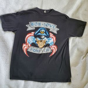 Bon Jovi The Brotherhood Tour Vtg 1989 T-Shirt, Sz XL